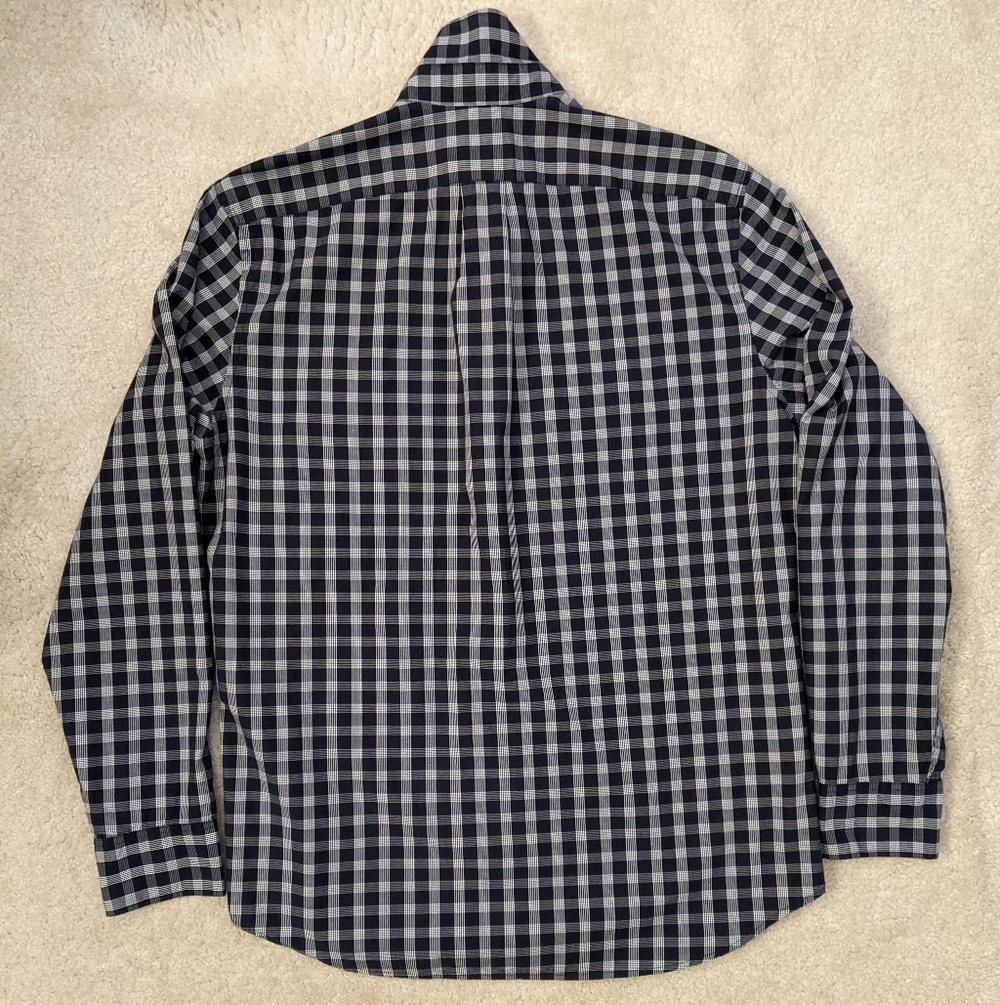 J.Crew blue white plaid shirt - Picture 2 of 6